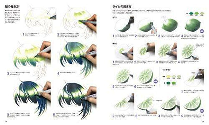 Basics For Drawing By Copic Cute Characters And Personal Belongings Book- Japan Figure Store - #1 Bring To You The Best Japanese Goods