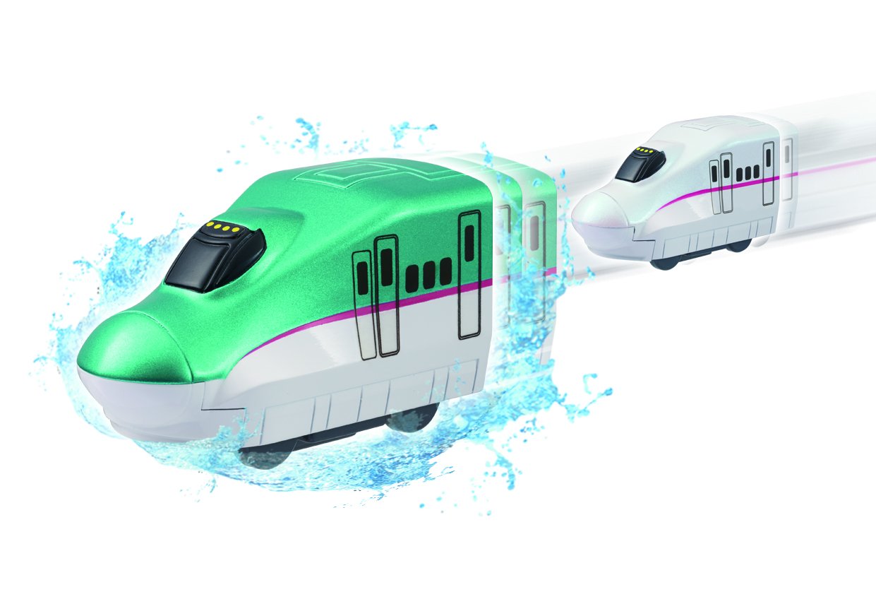 Bath Toy Train Series E5 Shinkansen 'Hayabusa'- Japan Figure Store - #1 Bring To You The Best Japanese Goods