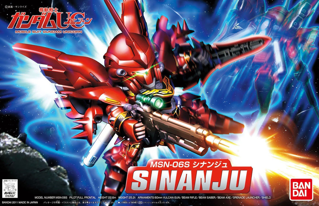 Bandai Spirits BB Senshi 365 MSN-06S Sinanju Gundam UC- Japan Figure Store - #1 Bring To You The Best Japanese Goods
