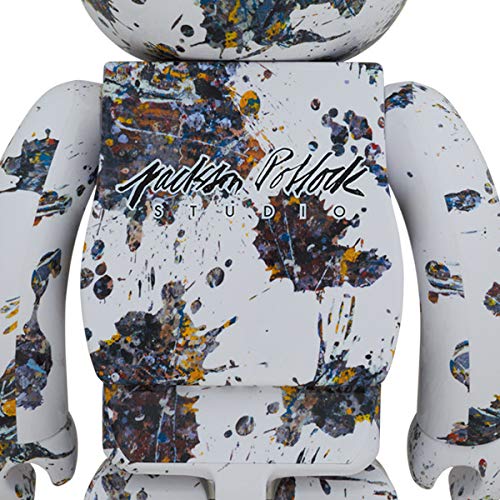 Bearbrick Jackson Pollock 1000% 700mm Medicom Toy- Japan Figure Store - #1 Bring To You The Best Japanese Goods