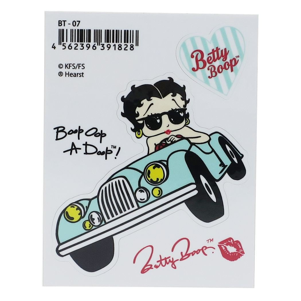 Betty Boop Sticker Vinyl Sticker Japan (Bt-07) - General Stickers- Japan Figure Store - #1 Bring To You The Best Japanese Goods