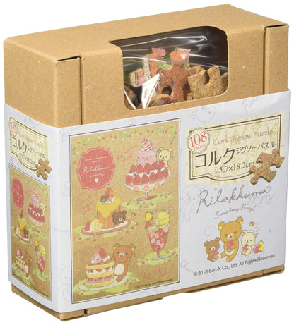 BEVERLY Jigsaw Puzzle 108-826 Cork Jigsaw Puzzle Rilakkuma Strawberry Party 108 Pieces- Japan Figure Store - #1 Bring To You The Best Japanese Goods