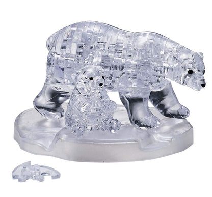 Beverly Crystal 3D Puzzle 486619 Polar Bear (39 Pieces) Anima;l 3D Crystal Puzzles- Japan Figure Store - #1 Bring To You The Best Japanese Goods