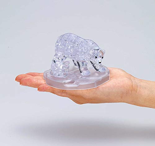 Beverly Crystal 3D Puzzle 486619 Polar Bear (39 Pieces) Anima;l 3D Crystal Puzzles- Japan Figure Store - #1 Bring To You The Best Japanese Goods