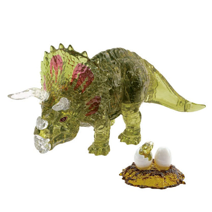 Beverly 61 Piece Crystal Puzzle Trikeratops Green 50286- Japan Figure Store - #1 Bring To You The Best Japanese Goods