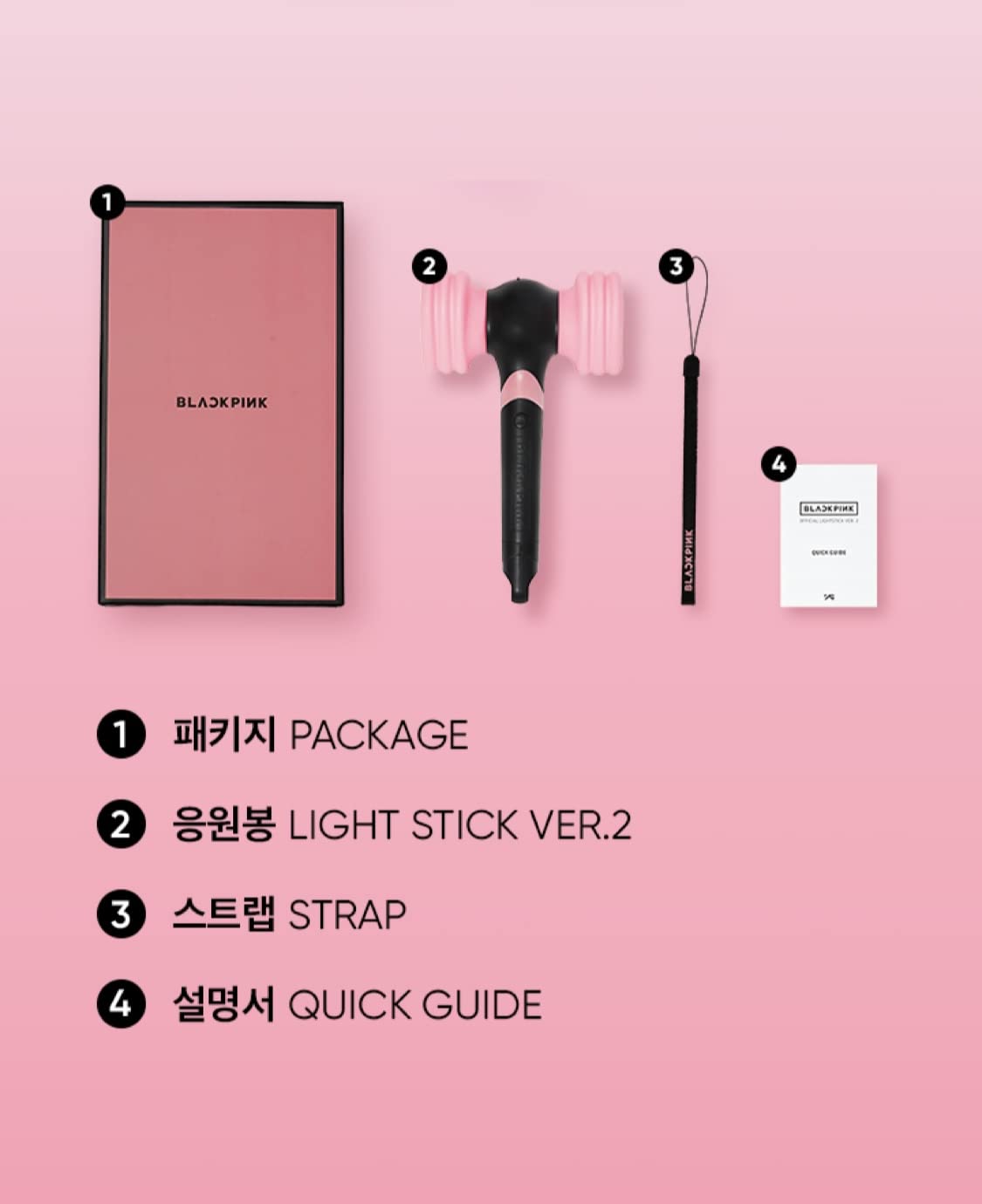 Blackpink Bullpin Ver.2 Official Light Stick Penlight- Japan Figure Store - #1 Bring To You The Best Japanese Goods