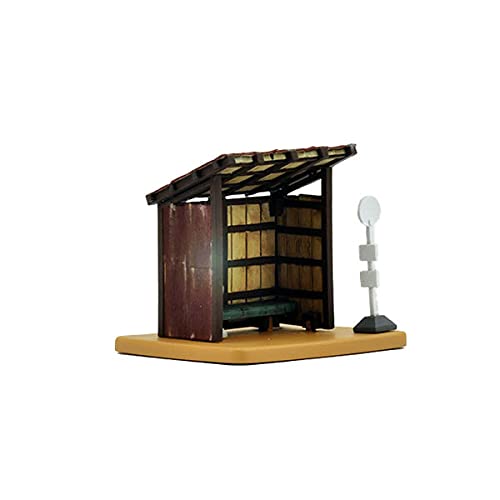Tomytec 302995 Building Collection 80 Scenery Accessories 80 Waiting Room A Bus Stop/Nekoya Line Diorama- Japan Figure Store - #1 Bring To You The Best Japanese Goods