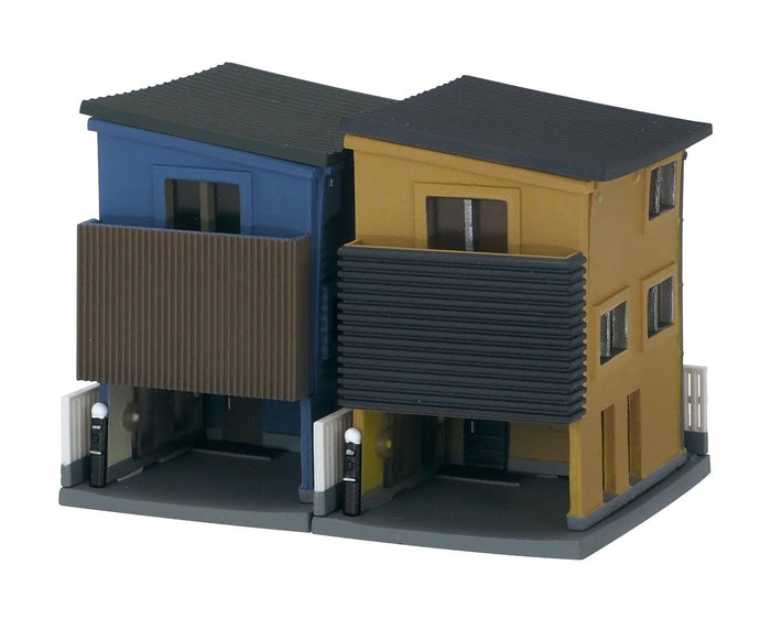 TOMYTEC - - Building 017-5 Contemporary Townhouses B5 - N Scale- Japan Figure Store - #1 Bring To You The Best Japanese Goods