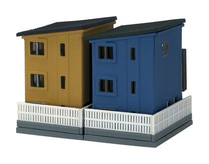 TOMYTEC - - Building 017-5 Contemporary Townhouses B5 - N Scale- Japan Figure Store - #1 Bring To You The Best Japanese Goods