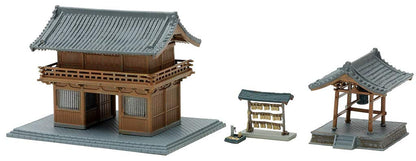 Tomytec Building Collection - Kenkore 029-4 Temple B4 Bell Tower & Roumon Diorama Supplies- Japan Figure Store - #1 Bring To You The Best Japanese Goods
