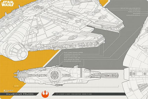 Playmat V2 Vol.575 Millennium Falcon Star Wars- Japan Figure Store - #1 Bring To You The Best Japanese Goods