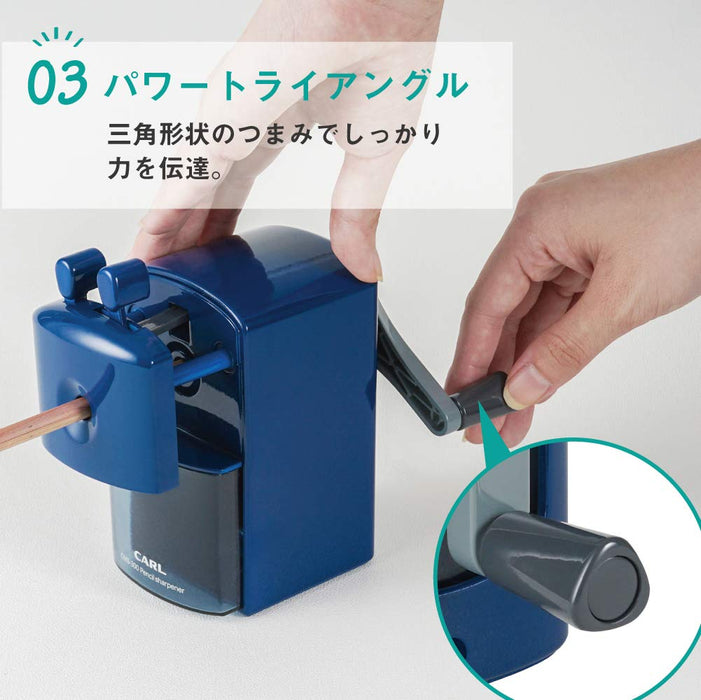Carl Office Equipment Manual Pencil Sharpener Blue Cms-300-B- Japan Figure Store - #1 Bring To You The Best Japanese Goods