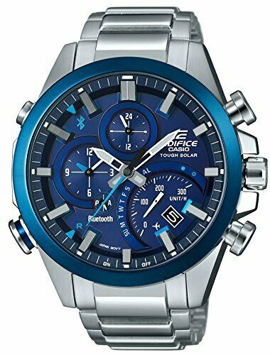 Casio 2017 Edifice Time Traveler Eqb-501db-2ajf Smartphone Link Men's Watch - Japan Figure
