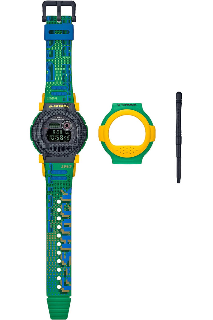Casio G-Shock Men's Watch G-B001Rg-3Jr with Bluetooth Detachable Bezel Yellow x Green- Japan Figure Store - #1 Bring To You The Best Japanese Goods