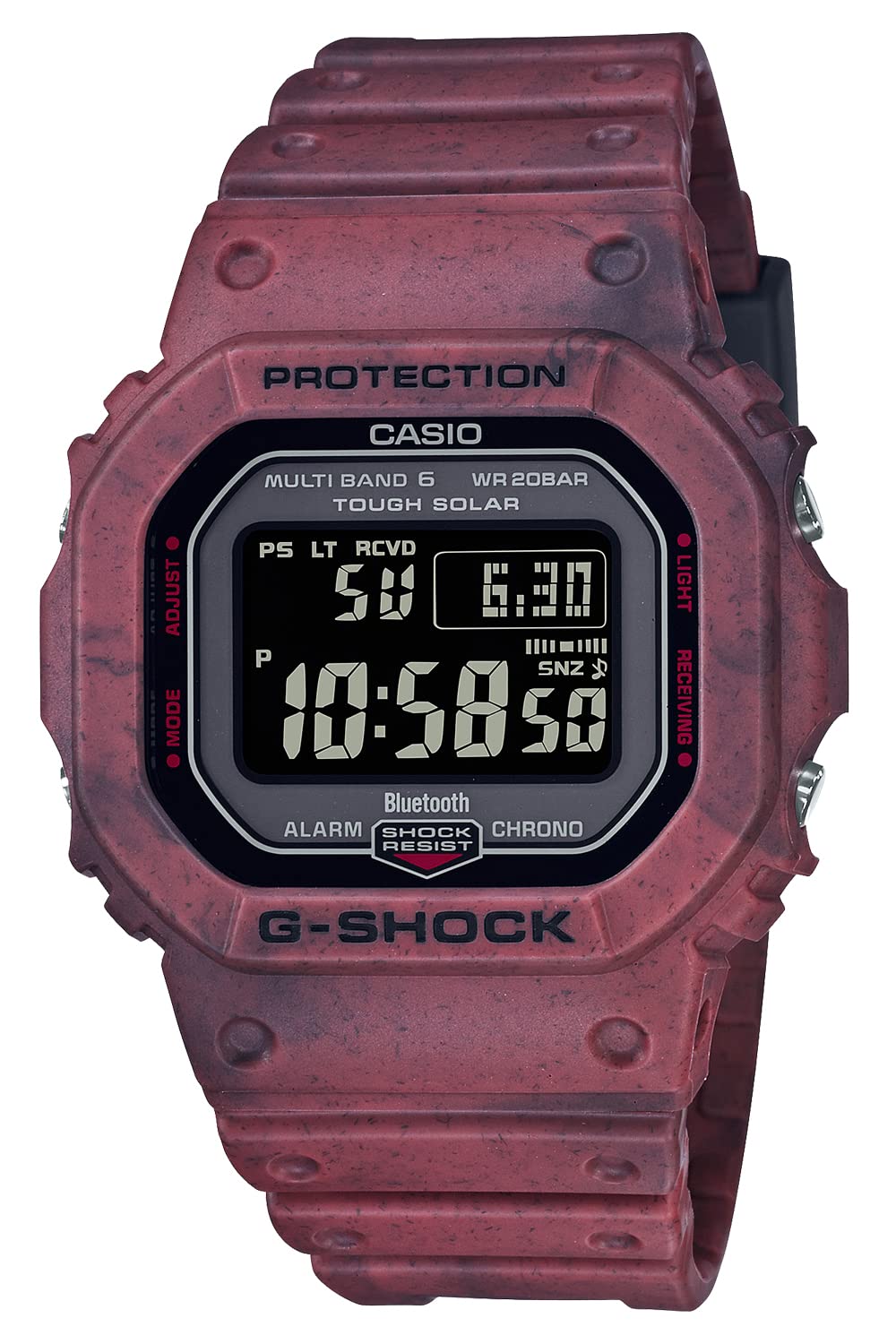 Casio G-Shock Men's Red Solar Bluetooth Watch - Land Series GW-B5600SL-4JF Domestic Genuine- Japan Figure Store - #1 Bring To You The Best Japanese Goods