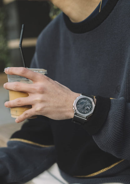 Casio G-Shock GM-2100-1AJF Men's Black Watch Metal Covered Domestic Genuine Product- Japan Figure Store - #1 Bring To You The Best Japanese Goods