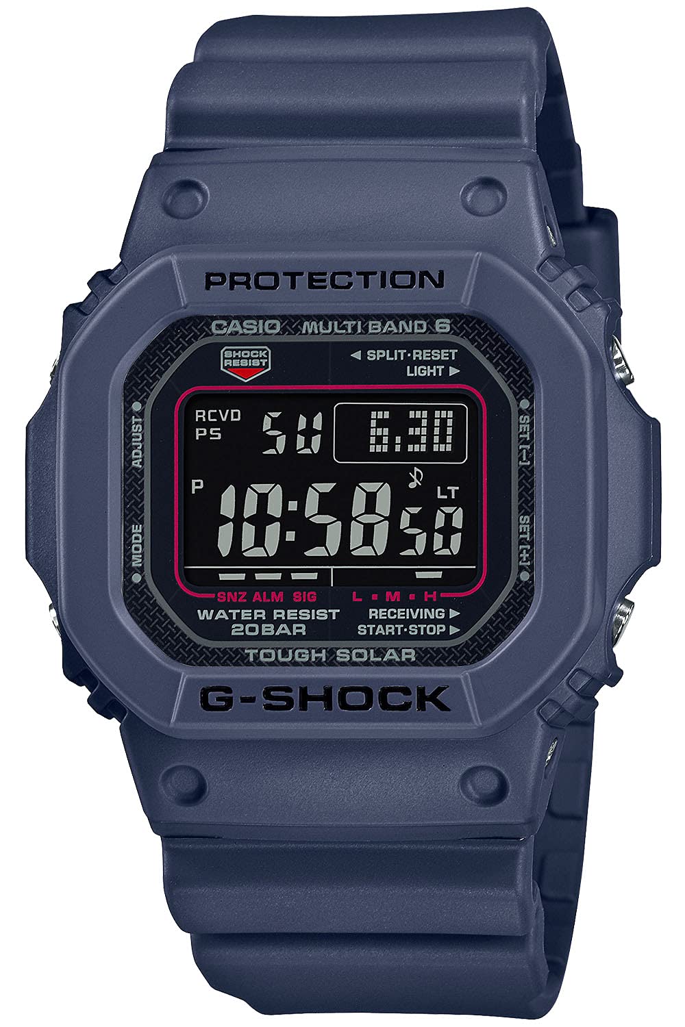 Casio G-Shock Men's Blue Radio Solar Watch with Super Illuminator GW-M5610U-2JF- Japan Figure Store - #1 Bring To You The Best Japanese Goods