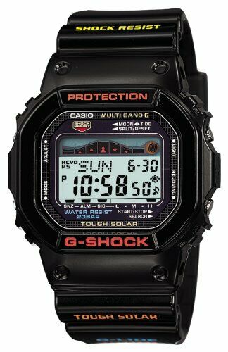 Casio Men's Gwx-5600-1jf G-shock G-lide Tough Solar Radio Controlled - Japan Figure