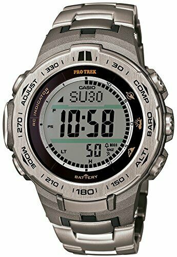 Casio Protrek Slime Line Prw-3100t-7jf Titanium Band Men's Watch In Box - Japan Figure