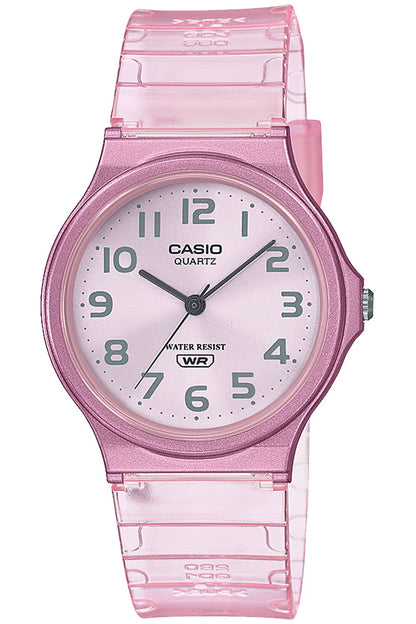 Casio MQ-24S-4BJF Unisex Clear Pink Watch- Japan Figure Store - #1 Bring To You The Best Japanese Goods