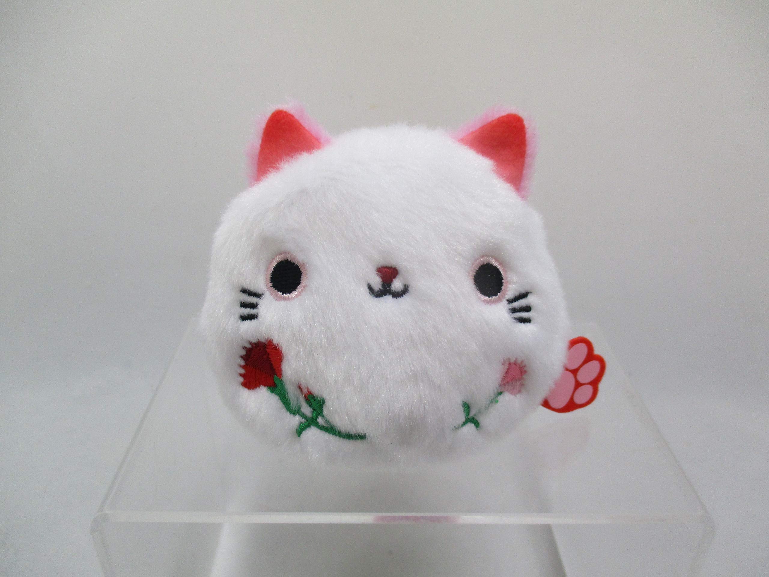SAN-EI Plush Doll Flower Neko Dango Carnation- Japan Figure Store - #1 Bring To You The Best Japanese Goods