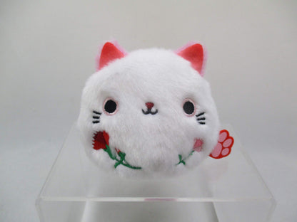 SAN-EI Plush Doll Flower Neko Dango Carnation- Japan Figure Store - #1 Bring To You The Best Japanese Goods