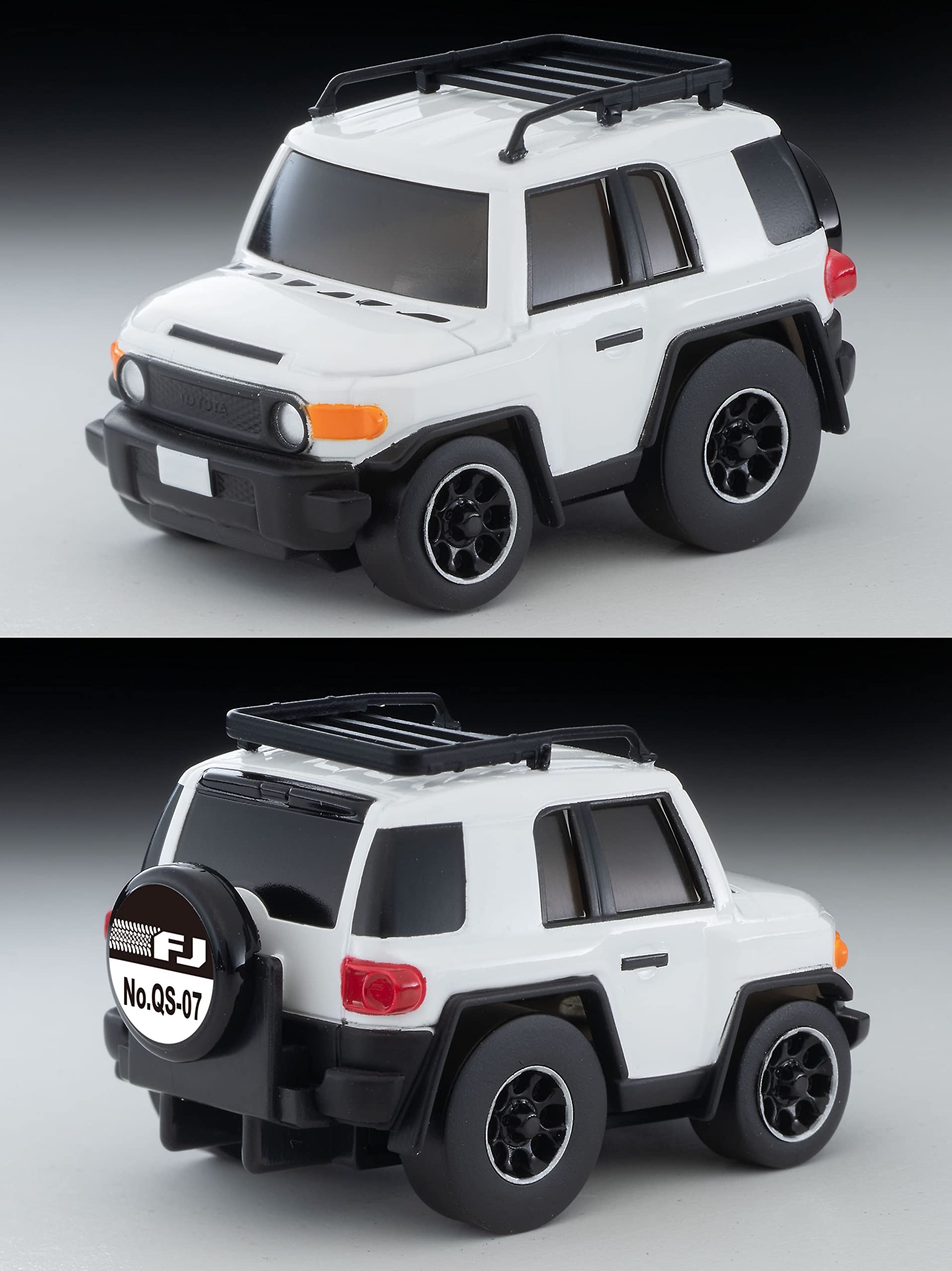 Tomytec Toyota FJ Cruiser White QS-07A - Choro Q's Finished Model 323556- Japan Figure Store - #1 Bring To You The Best Japanese Goods