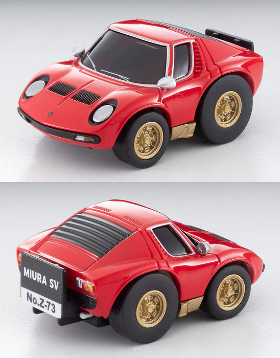 Tomytec Red Lamborghini Miura SV - Choro Qzero Z-73A Finished Product 314042- Japan Figure Store - #1 Bring To You The Best Japanese Goods