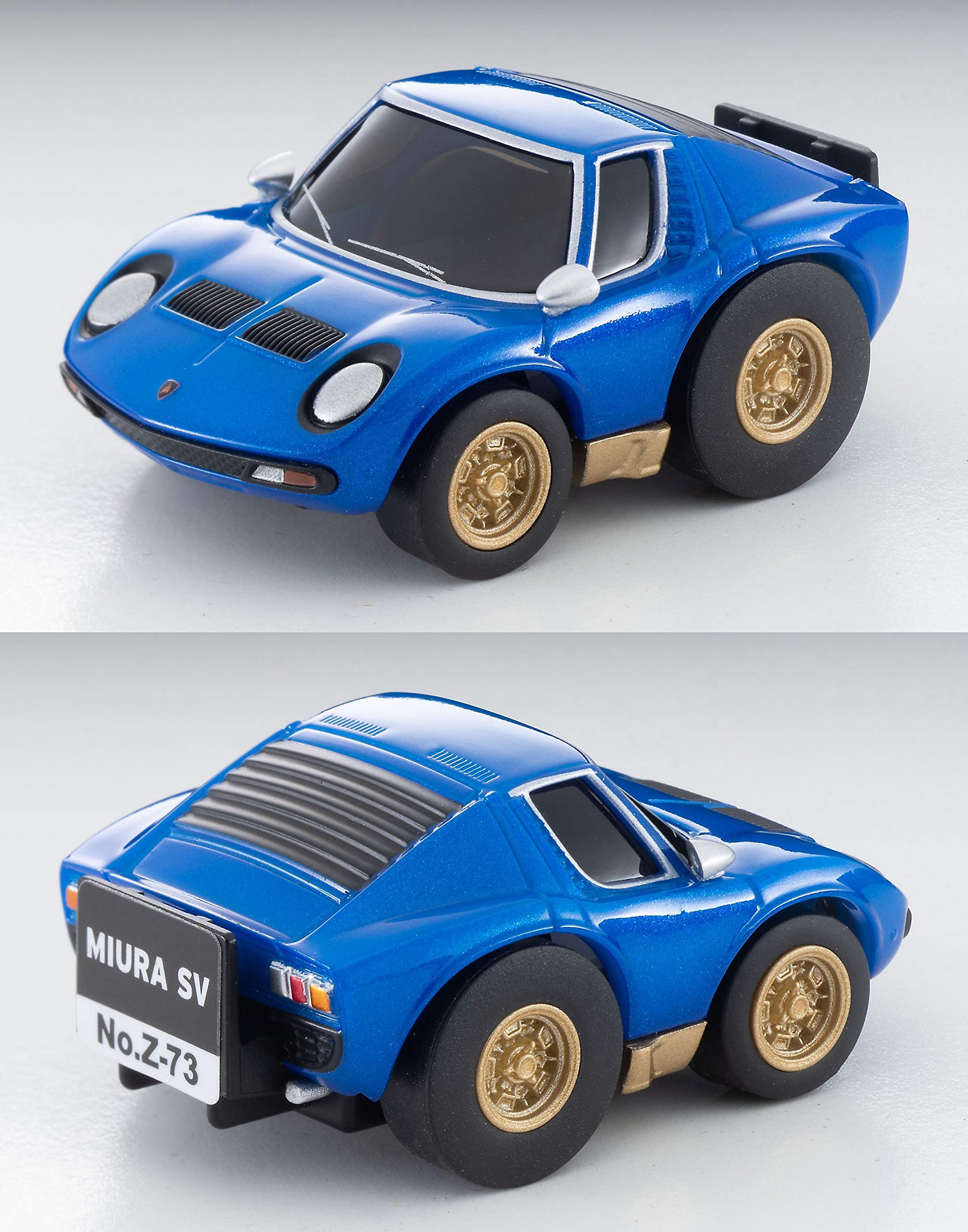 Tomytec Lamborghini Miura SV Blue Choro Qzero Z-73B Finished Product 314059- Japan Figure Store - #1 Bring To You The Best Japanese Goods