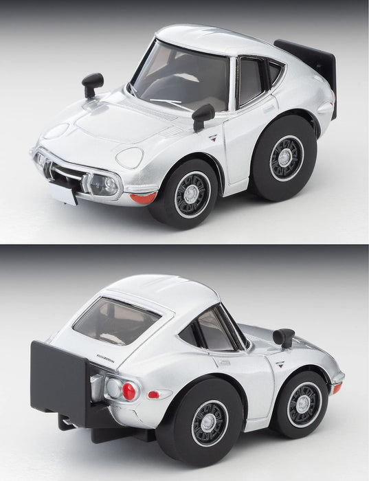 Tomytec Silver Toyota 2000Gt Finished Model - Choroq Zero Z-76F Collection- Japan Figure Store - #1 Bring To You The Best Japanese Goods