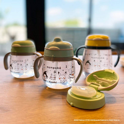 Combi Rakumag Leakless Straw Monpoke Monpoke Yellow 1 Piece (X 1)- Japan Figure Store - #1 Bring To You The Best Japanese Goods