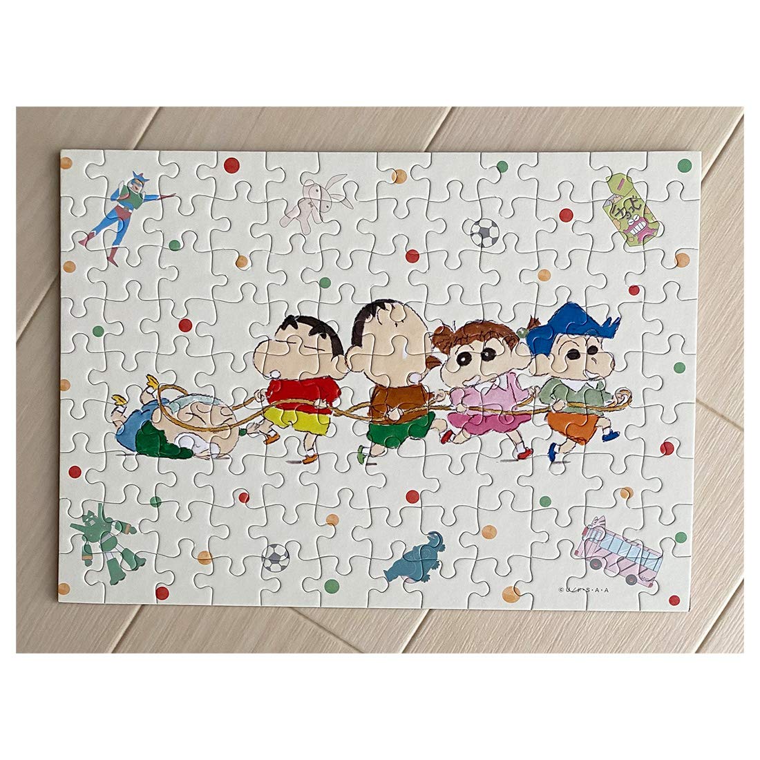 APPLEONE Kyst2889Em Jigsaw Puzzle Crayon Shin-Chan Kasukabe Defense Corps 108 Pieces- Japan Figure Store - #1 Bring To You The Best Japanese Goods