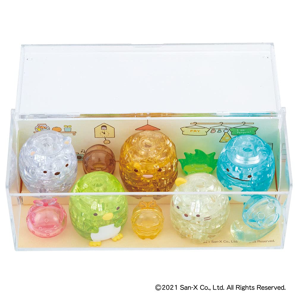 BEVERLY 50280 Crystal 3D Puzzle Sumikko Gurashi Gathered Together 90 Pieces- Japan Figure Store - #1 Bring To You The Best Japanese Goods
