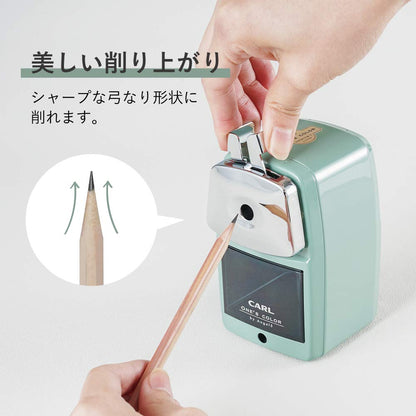 Carl Desktop Pencil Sharpener Angel 5 Premium 3 Cream Green- Japan Figure Store - #1 Bring To You The Best Japanese Goods