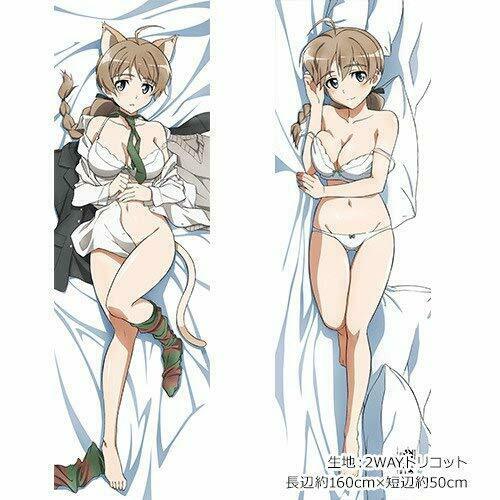 Curtain Damashii Strike Witches Dakimakura Cover Lynette 2 Way Tricot - Japan Figure