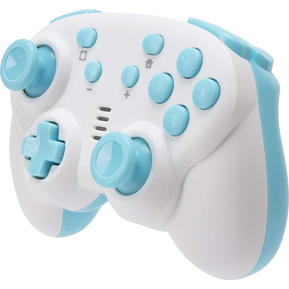 Cyber Gadget Mini Wireless Gyro Controller Switch - Cream X Light Blue- Japan Figure Store - #1 Bring To You The Best Japanese Goods