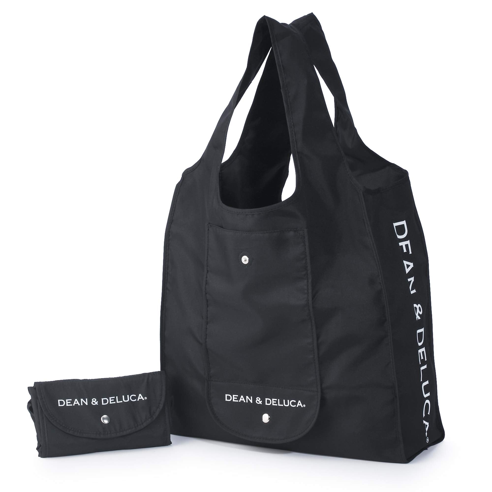 Dean & Deluca Eco Bag Foldable Lightweight Compact Plastic Japan - Black Shopping Bag- Japan Figure Store - #1 Bring To You The Best Japanese Goods
