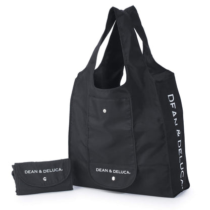 Dean & Deluca Eco Bag Foldable Lightweight Compact Plastic Japan - Black Shopping Bag- Japan Figure Store - #1 Bring To You The Best Japanese Goods