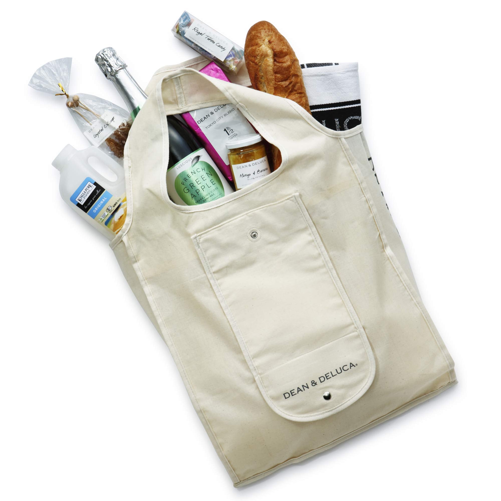 Dean & Deluca Japan Eco Shopping Bag - Foldable Lightweight Compact Plastic Bag- Japan Figure Store - #1 Bring To You The Best Japanese Goods