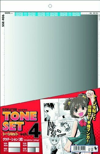 Deleter Screen Tone Set Vol.4 Manga Tools Kit- Japan Figure Store - #1 Bring To You The Best Japanese Goods