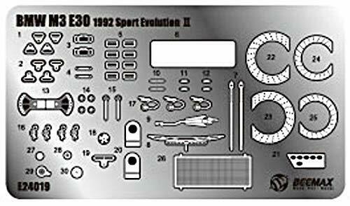 Detail Up Parts For Bmw M3 E30 Sports Evolution'92 Deutschland Model 1/24 Scale - Japan Figure