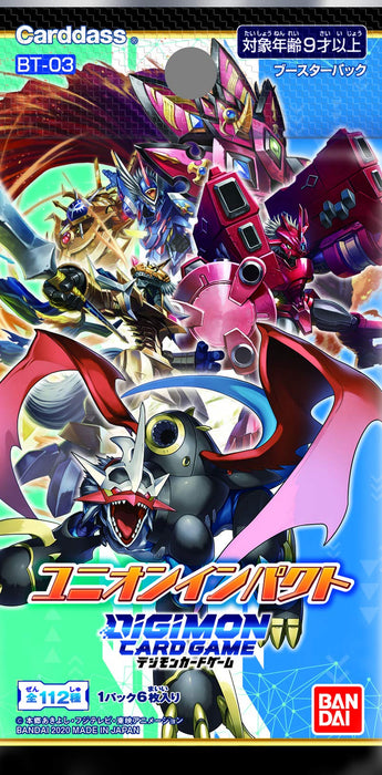 Digimon Card Game Booster Union Impact [Bt-03] (Box)- Japan Figure Store - #1 Bring To You The Best Japanese Goods