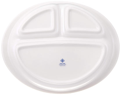 Kaneshotouki Disney Pixar Cars 23cm White Lunch Plate 707136- Japan Figure Store - #1 Bring To You The Best Japanese Goods