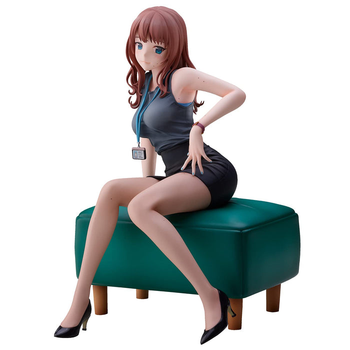 Doshima Illustration Senior Office Lady With Many Moles Non-Scale Pvc Abs Painted Finished Figure- Japan Figure Store - #1 Bring To You The Best Japanese Goods