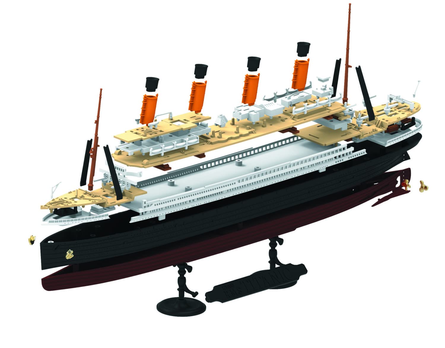 DOYUSHA 1/1000 R.M.S Titanic Plastic Model- Japan Figure Store - #1 Bring To You The Best Japanese Goods