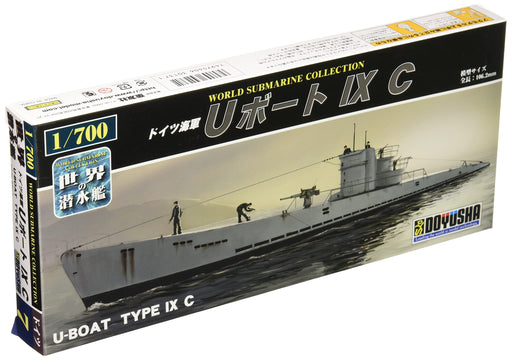DOYUSHA 1/700 Submarines Of The World Series No.07 German Navy U-Boot Ixc Plastic Model- Japan Figure Store - #1 Bring To You The Best Japanese Goods