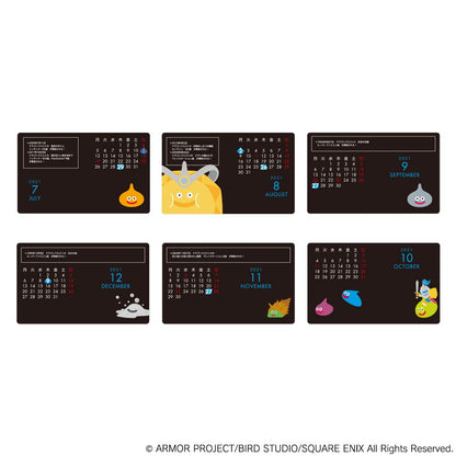 Square Enix Dragon Quest Smile Slime Desk Organizer Calendar Slime - Desk Calendar- Japan Figure Store - #1 Bring To You The Best Japanese Goods