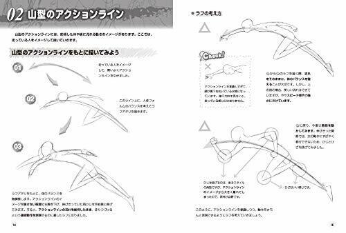 Draw On The Action Line! Lively Moving Character Illustration Book- Japan Figure Store - #1 Bring To You The Best Japanese Goods