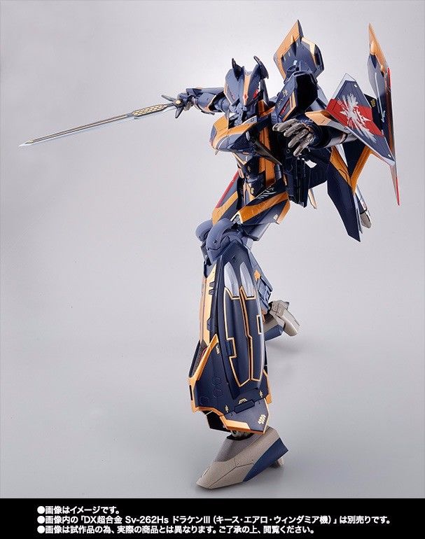 Dx Chogokin Macross Delta Lilldraken & Missile Pod For Sv-262hs Keith Use Bandai- Japan Figure Store - #1 Bring To You The Best Japanese Goods