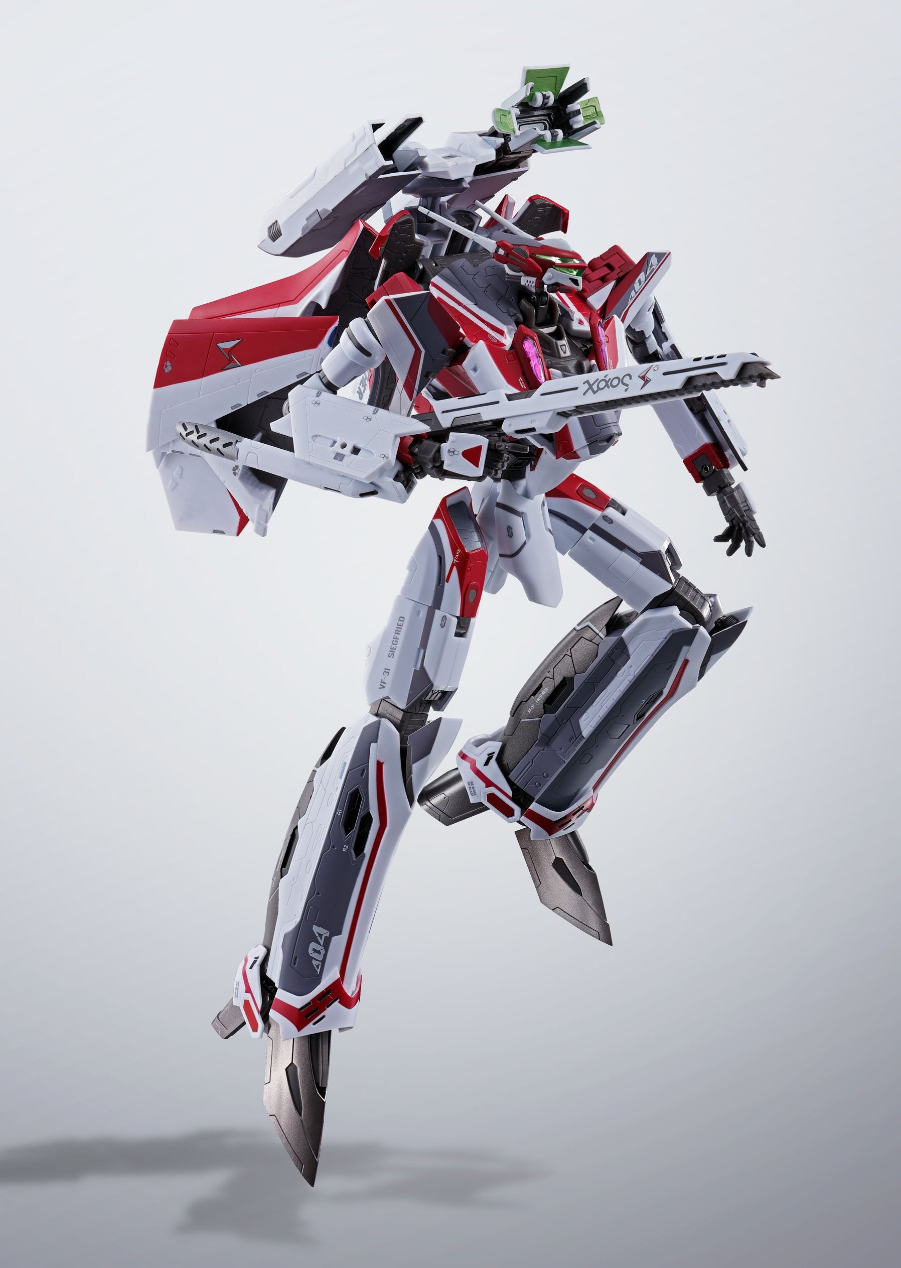 BANDAI 161196 Dx Chogokin Macross Delta Vf-31C Siegfried Mirage Farina Jenius Custom Diecast Figure- Japan Figure Store - #1 Bring To You The Best Japanese Goods